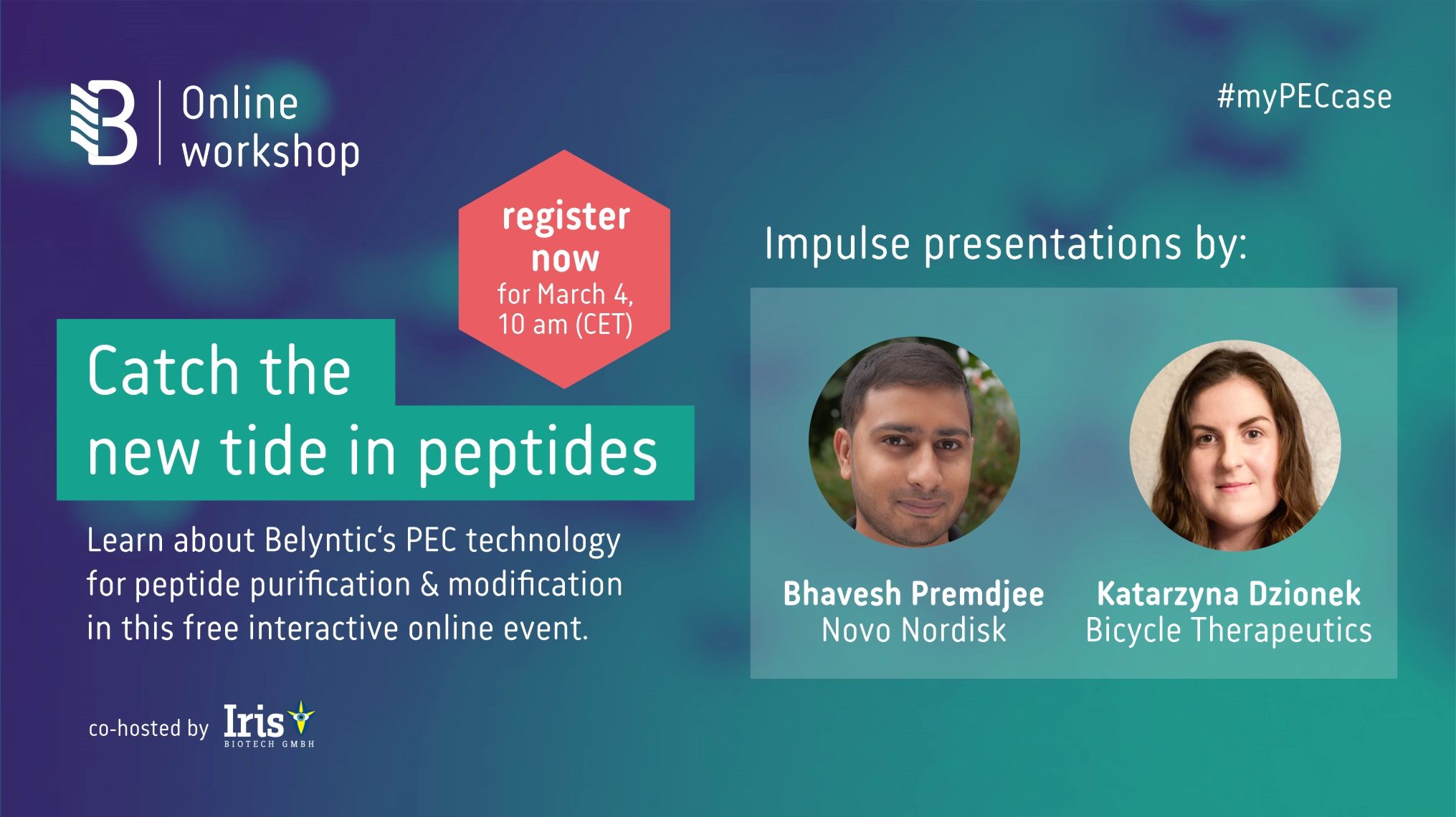 Online Workshop: Catch the new tide in peptides